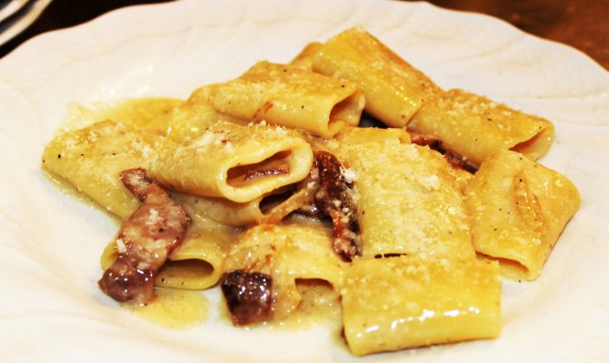 Paccheri alla Gricia