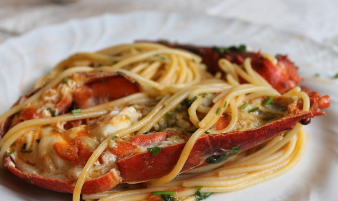 Linguine all'astice in bellavista